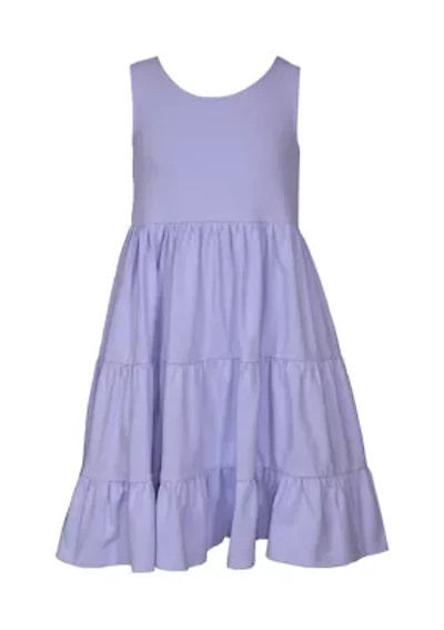 Girls 7-16 Knit Tiered Dress