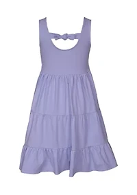 Girls 7-16 Knit Tiered Dress