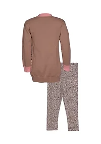 Girls 4-6x Animal Sweater Set