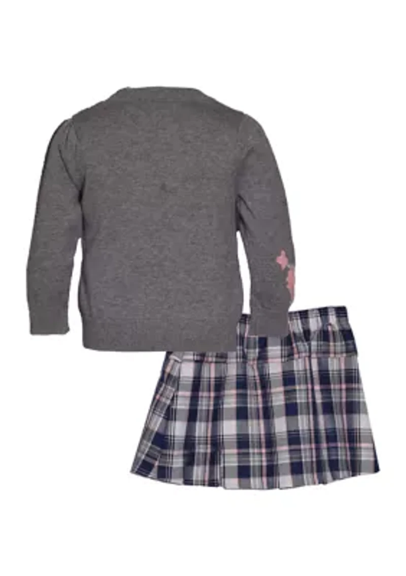 Girls 4-6x Sweater with Skirt Set