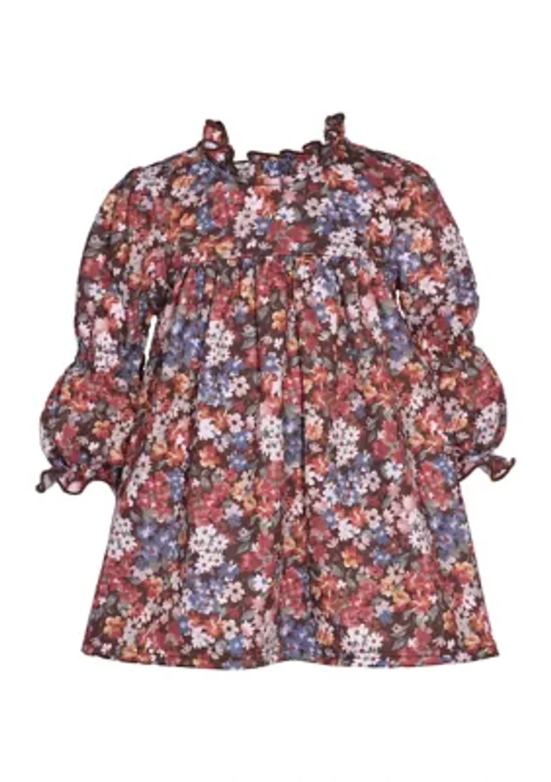 Girls 4-6x Floral Printed Dress
