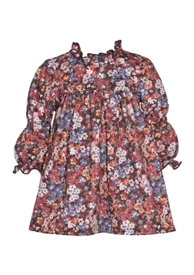 Girls 4-6x Floral Printed Dress