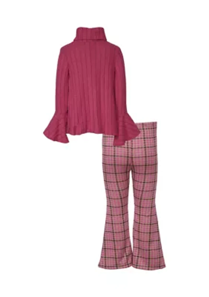 Girls 4-6x Sweater and Printed Leggings Set