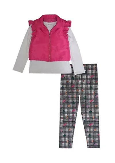 Girls 4-6x Puffer Legging Set