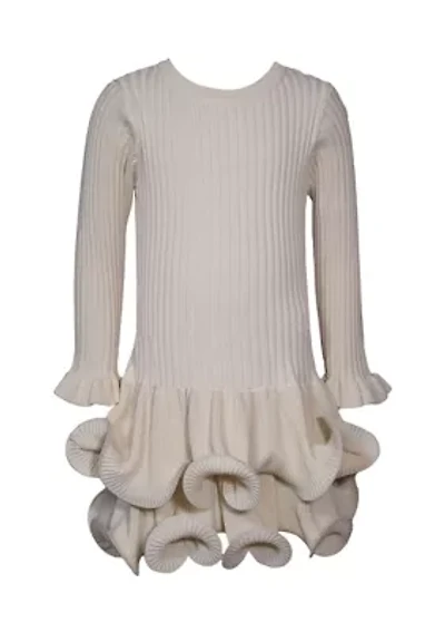 Girls 7-16 Cable Knit Sweater Dress