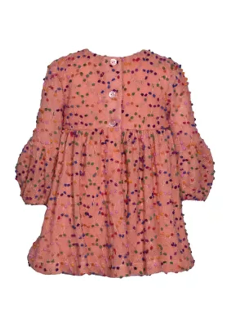 Girls 7-16 Novelty Confetti Dot Dress