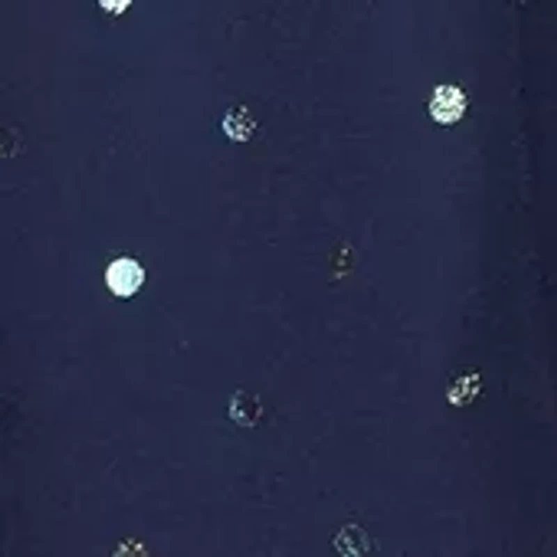 Girls 7-16 Foiled Dot Crepe Dress