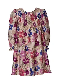 Girls 7-16 Smock Top Dress