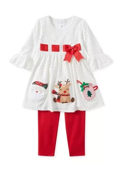 Girls 4-6x Ornament Leggings Set