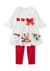 Girls 4-6x Ornament Leggings Set