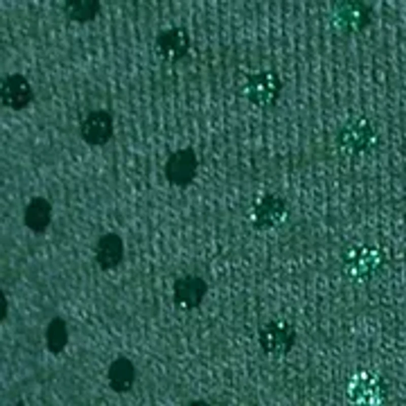 Girls 7-16 Green Shimmer Dress