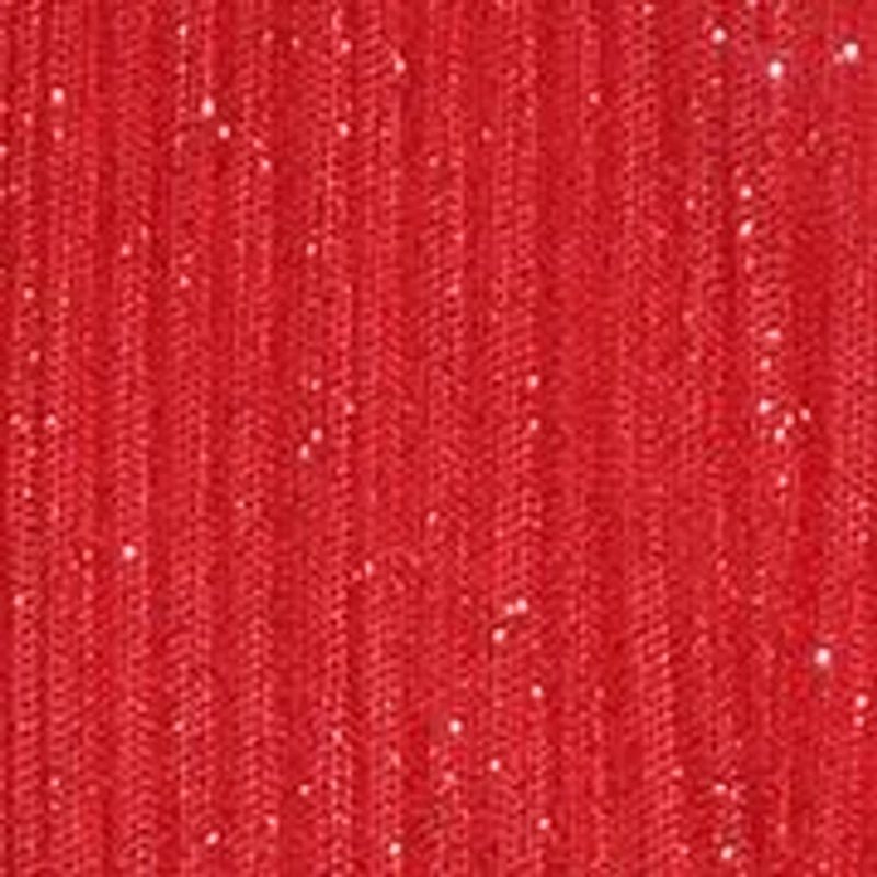 Girls 7-16 Red Sparkle Ruffle Sleeve Dress