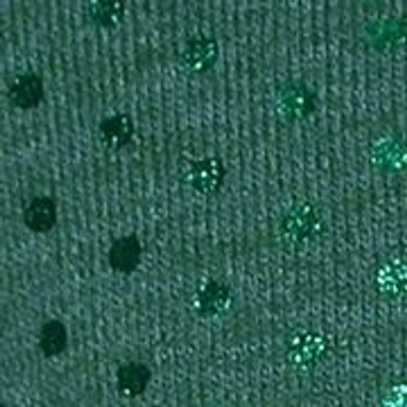 Girls 7-16 Green Shimmer Dress