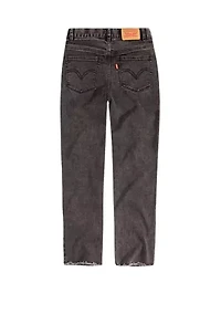 Girls 4-6x High Rise Ankle Straight Jeans