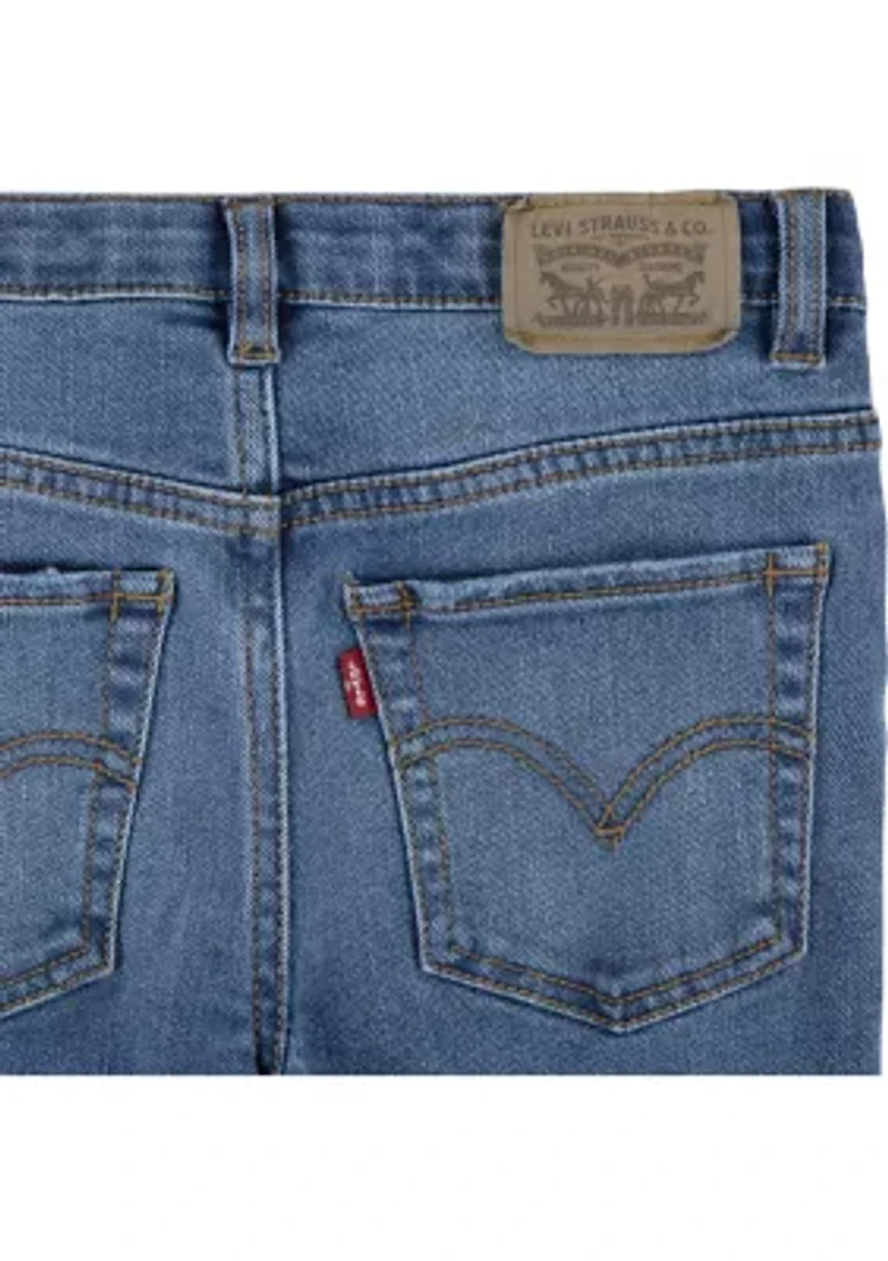 Girls 4-6x High Rise Flare Jeans