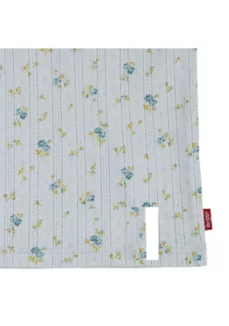 Girls 4-6x Lace Printed Top