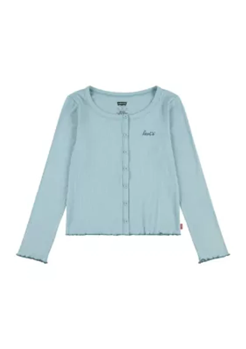 Girls 4-6x Ribbed Top