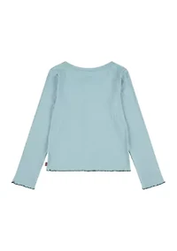 Girls 4-6x Ribbed Top