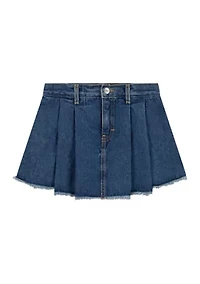Girls 4-6x Denim Pleated Skort