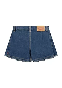 Girls 4-6x Denim Pleated Skort