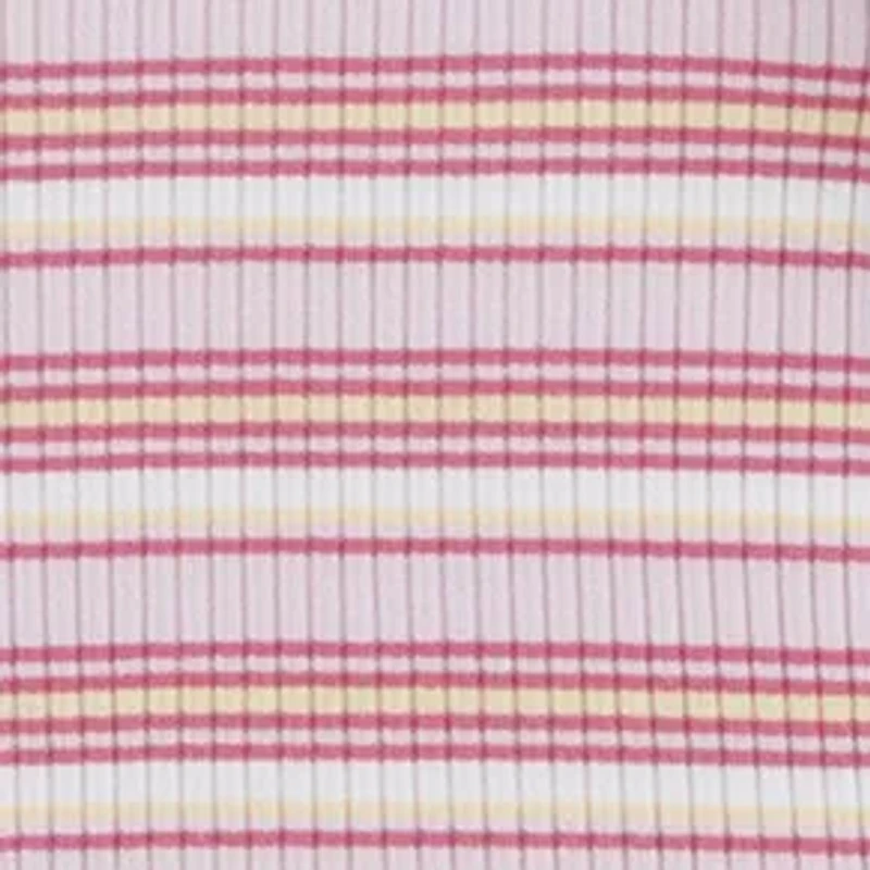 Girls 4-6x Short Sleeve Striped Meet and Greet Top