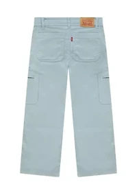 Girls 4-6x Lightweight Wide Cargo Pants