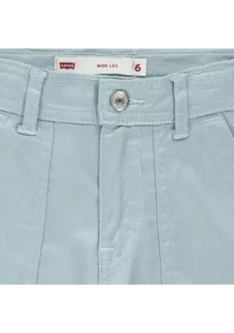 Girls 4-6x Lightweight Wide Cargo Pants