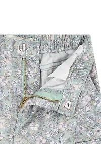 Girls 4-6x Twill Baggy Wide Leg Cargo Pants