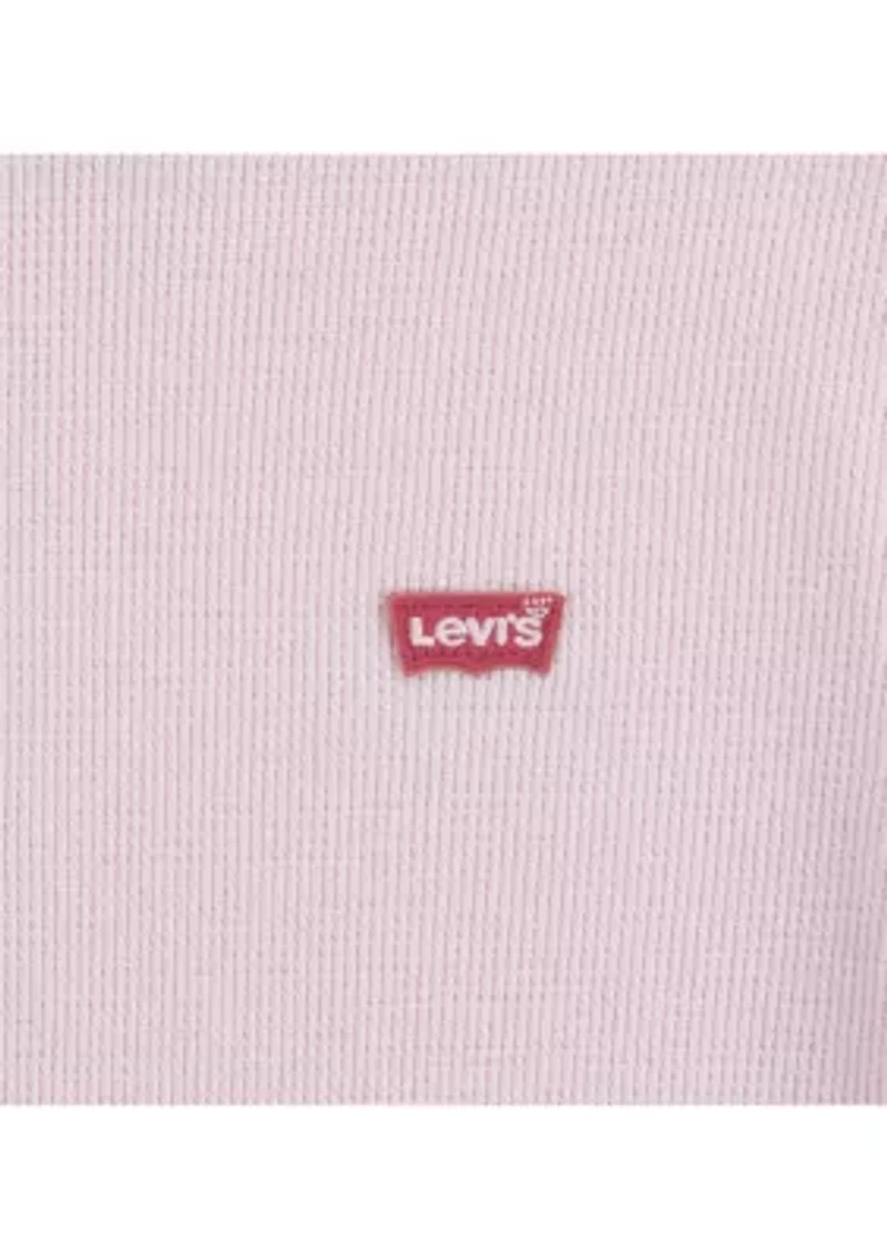 Girls 4-6x Waffle Knit Top