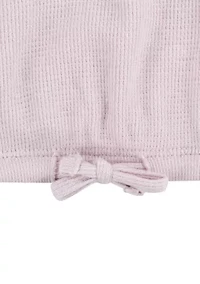 Girls 4-6x Waffle Knit Top
