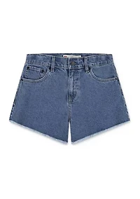Girls 4-6x Denim A-Line Shorts