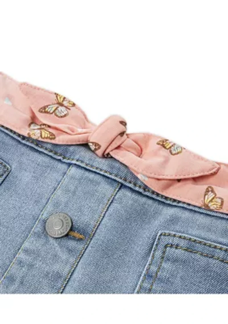 Girls 4-6x Denim Skort Set