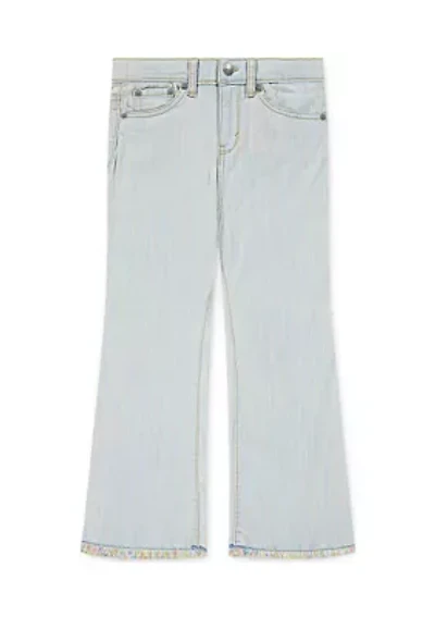 Girls 4-6x Rainbow Flare Jeans