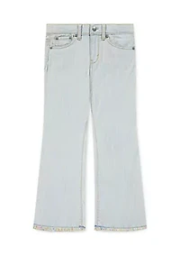 Girls 4-6x Rainbow Flare Jeans