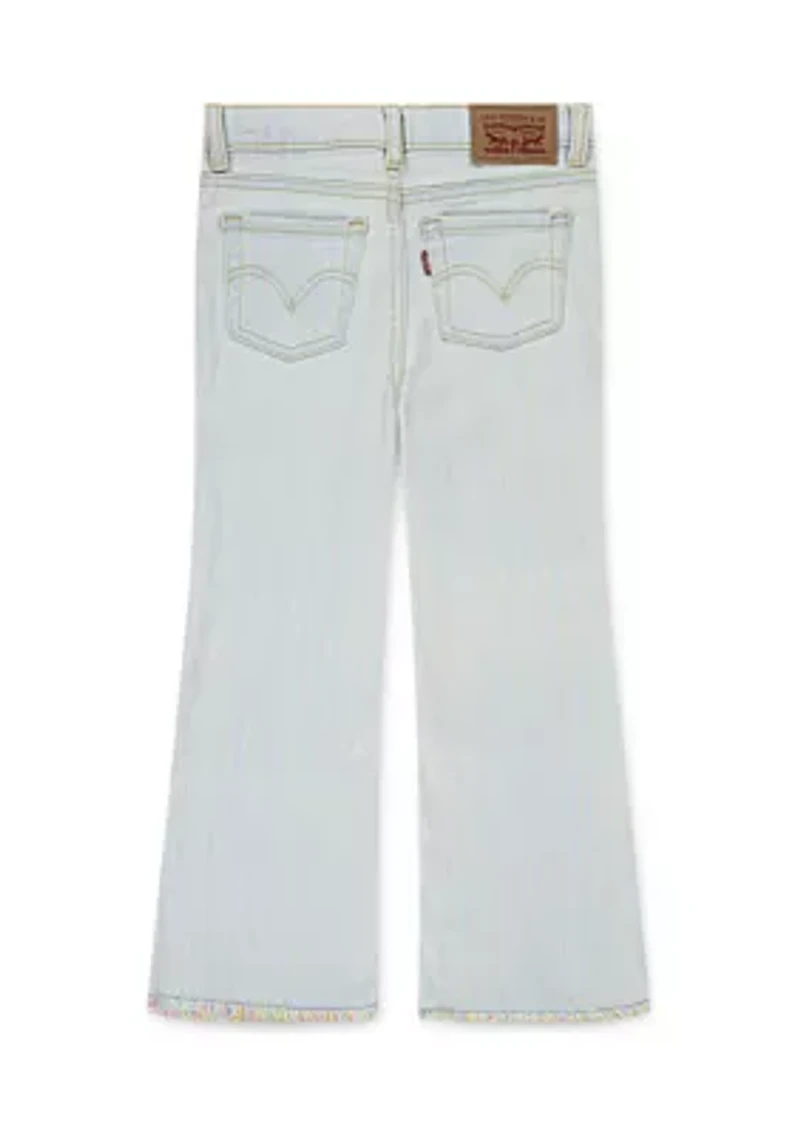 Girls 4-6x Rainbow Flare Jeans