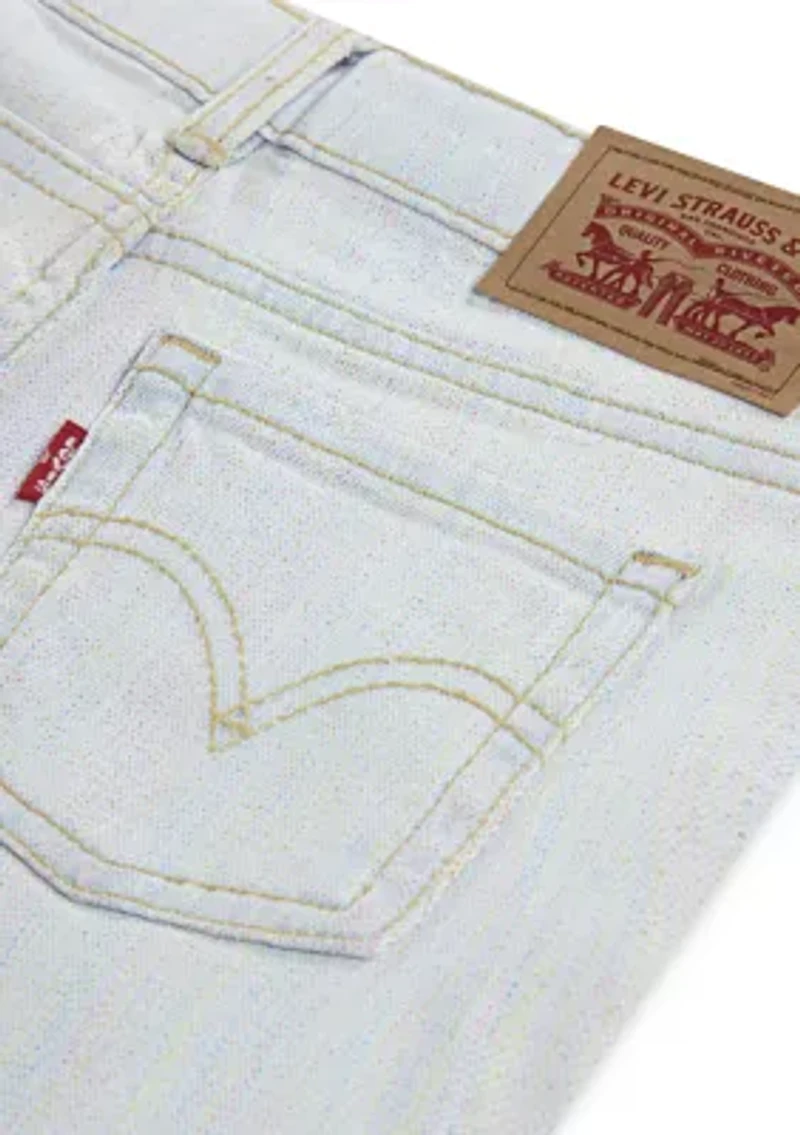 Girls 4-6x Rainbow Flare Jeans