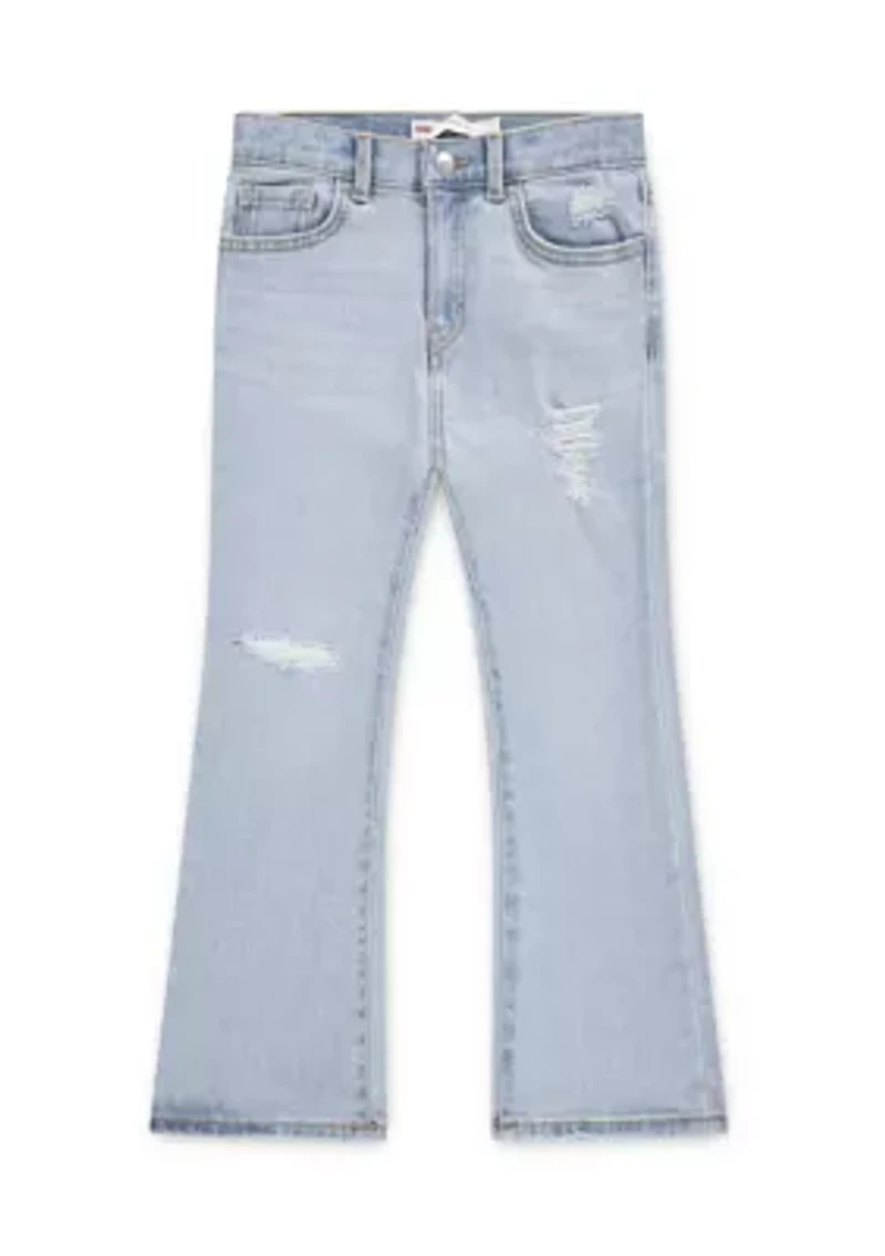 Girls 4-6x Baggy Flare Jeans