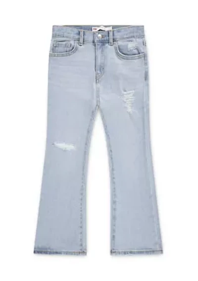Girls 4-6x Baggy Flare Jeans