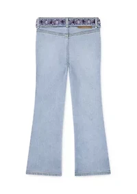 Girls 4-6x Embroidered Flare Jeans