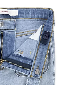 Girls 4-6x Embroidered Flare Jeans