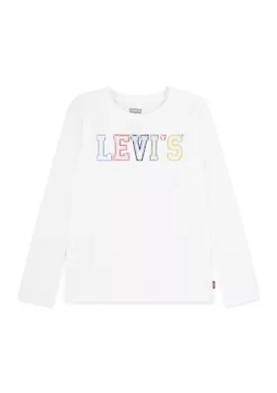 Girls 4-6x Long Sleeve Graphic T-Shirt