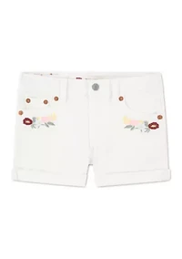 Girls 4-6x Embroidered Shorts