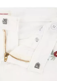 Girls 4-6x Embroidered Shorts