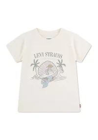 Girls 7-16 Mermaid Short Sleeve Shirt