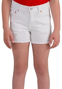 Girls 7-16 Denim Shorts