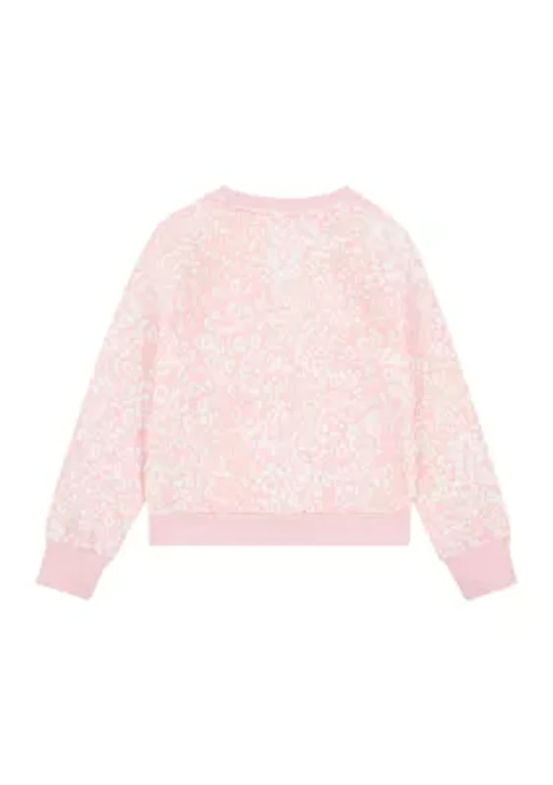 Boys 8-20 Cinched Leopard Printed Graphic Sweatshirt