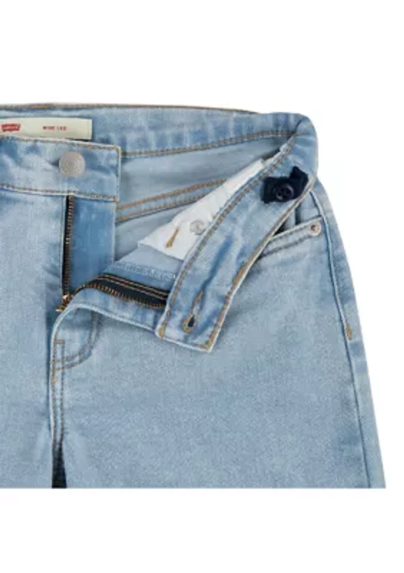 Girls 7-16 Baggy Wide Leg Jeans