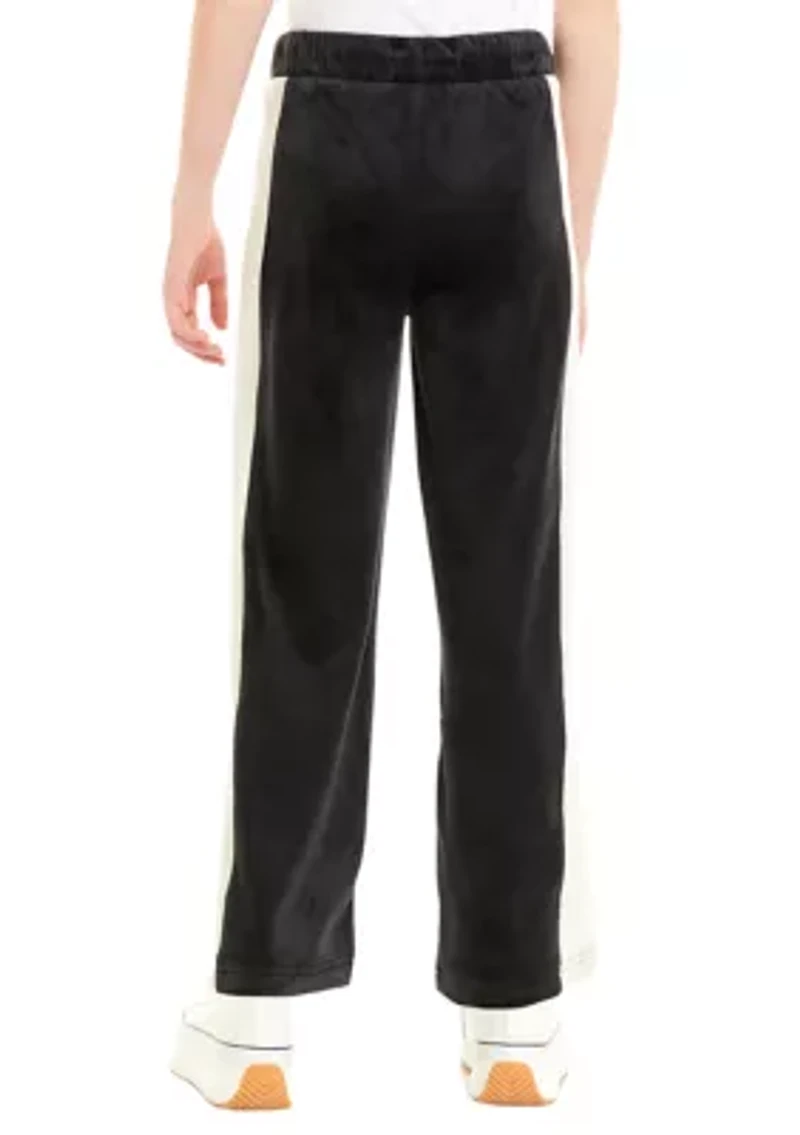 Girls 7-16 Velour Wide Leg Pants