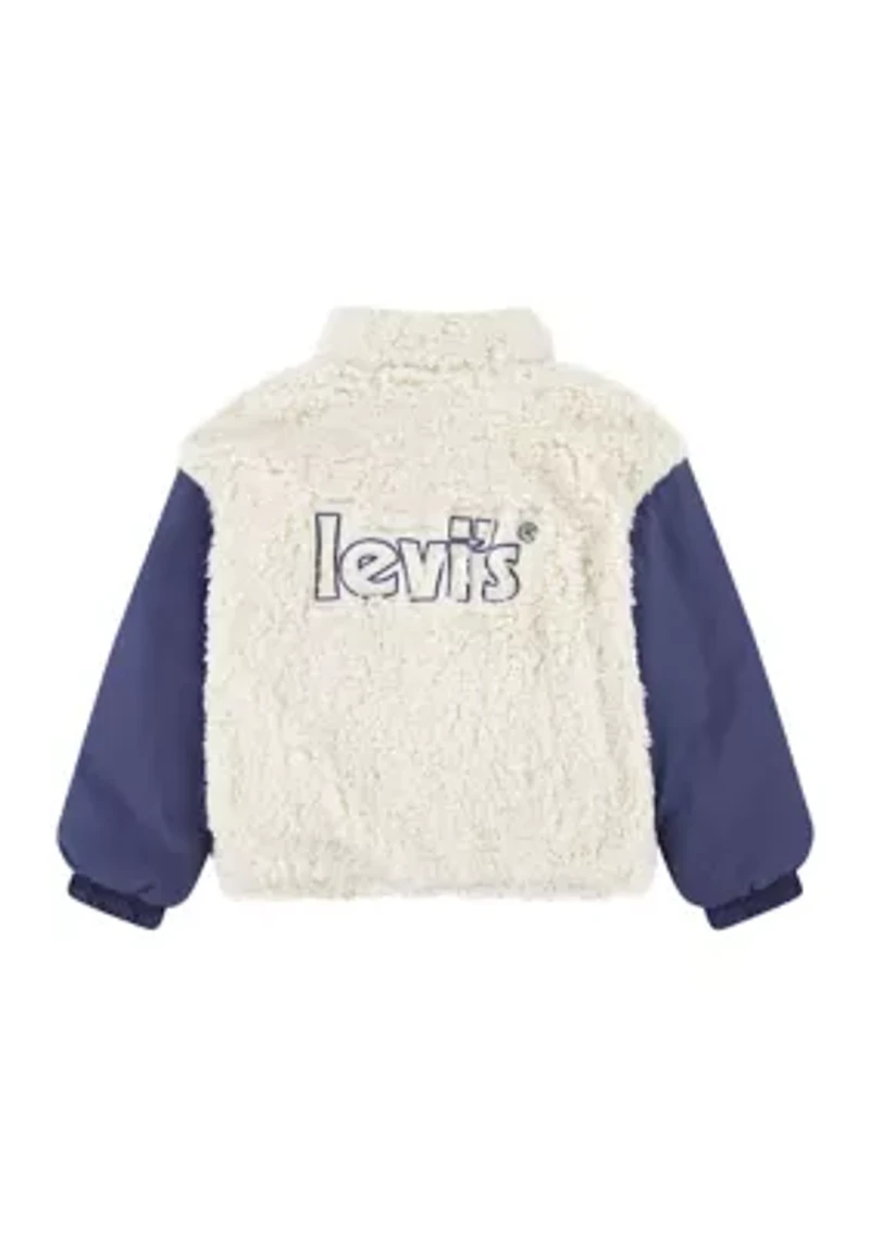 Girls 7-16 Boxy Fit Sherpa Jacket