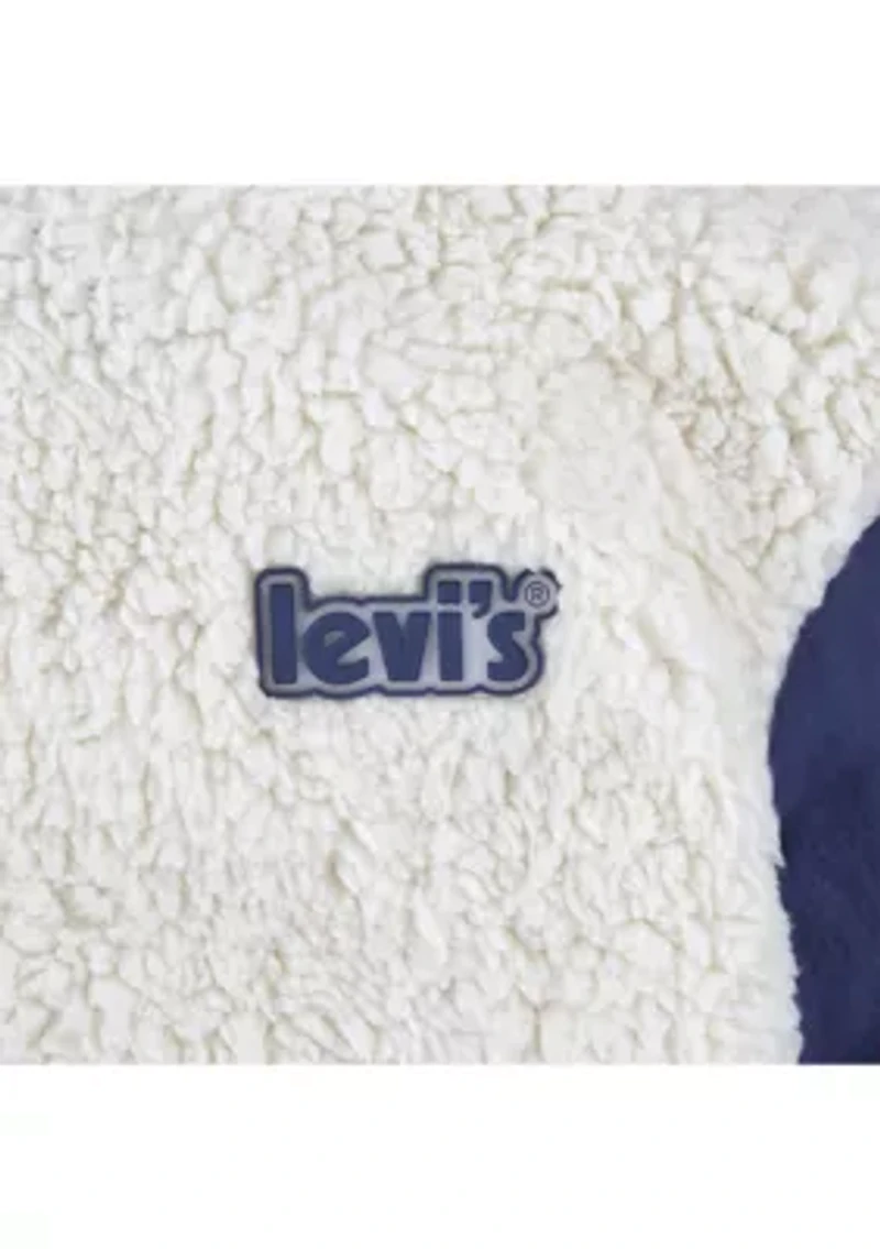 Girls 7-16 Boxy Fit Sherpa Jacket